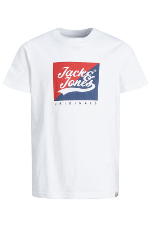 T-shirt uni avec impression en coton BECK Jack & Jones