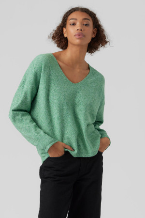 Pull chiné en maille anches longues DOFFY Vero Moda