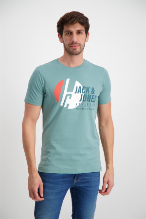 T-shirt en coton avec impression devant SPRING Jack & Jones