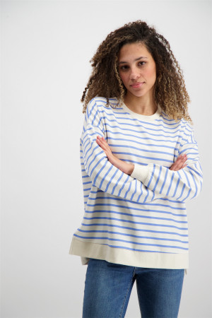 Pull ample rayé manches longues Soyaconcept