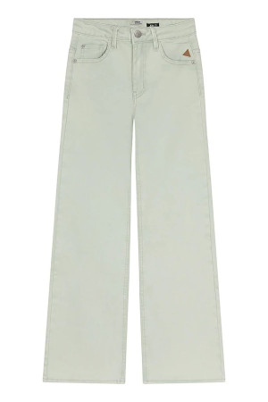 Pantalon uni jambes larges modèle 5 poches Indian Blue Jeans