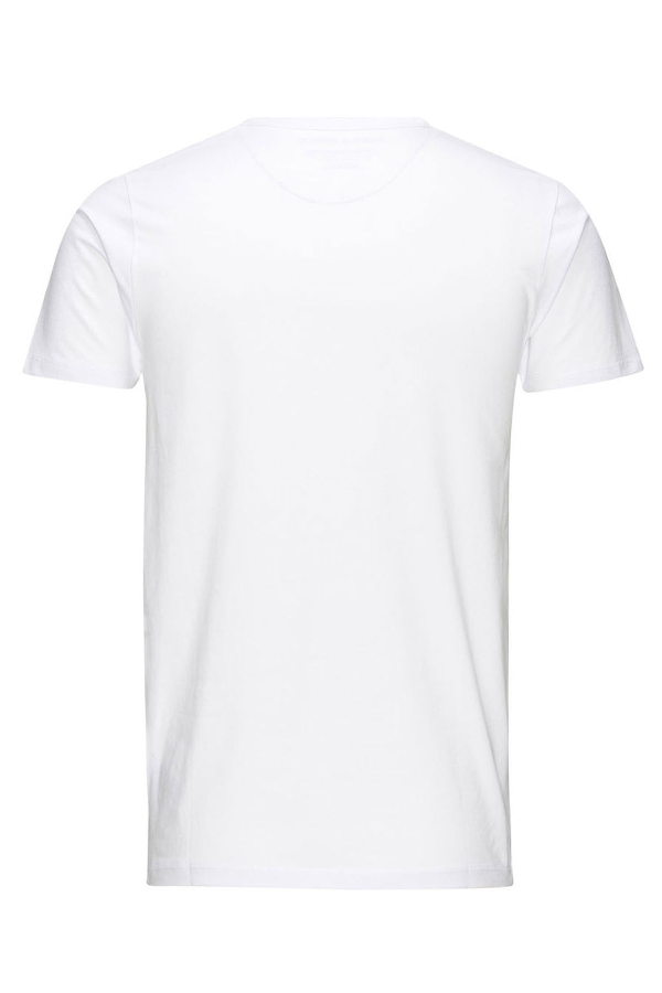 T-shirt basique uni en coton stretch ONECK Jack & Jones