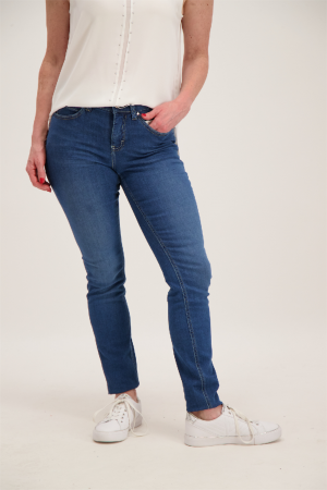 Mac Jeans coupe-droite bleu style d\u00e9contract\u00e9 Mode Jeans Jeans coupe-droite 