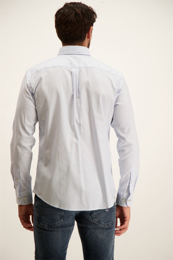 Chemise en coton à manches longues avec poche poitrine Fynch Hatton
