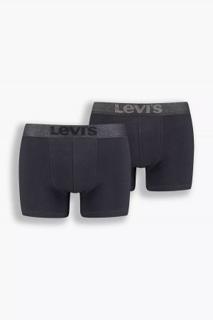 Lot de 2 boxers taille élastique contrastante avec logo Levi's