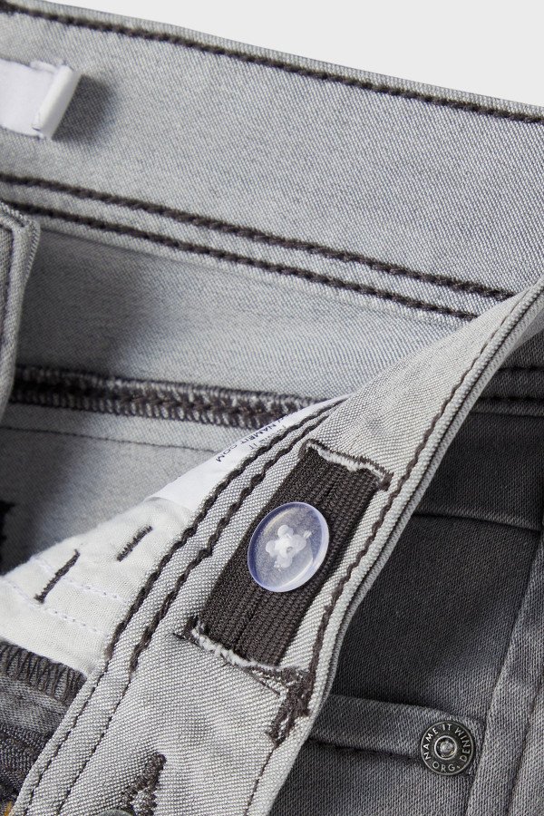 Bermuda délavé en jean modèle 5 poches avec bords dans le bas SOFUS Name It