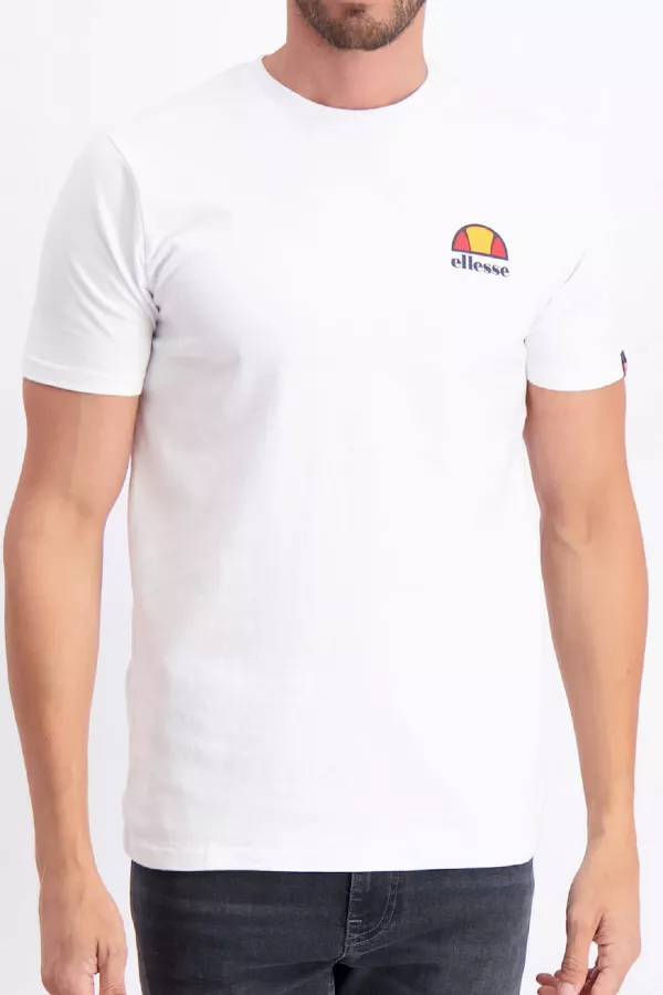 T-shirt uni regular fit avec logo imprimé poitrine Ellesse