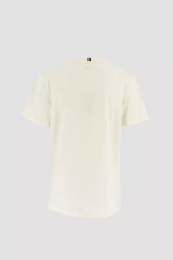 T-shirt avec impression à l'avant en coton stretch Tommy Hilfiger