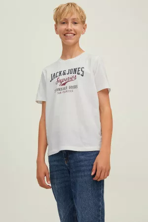 T-shirt manches courtes en coton avec inscription LOGO Jack & Jones