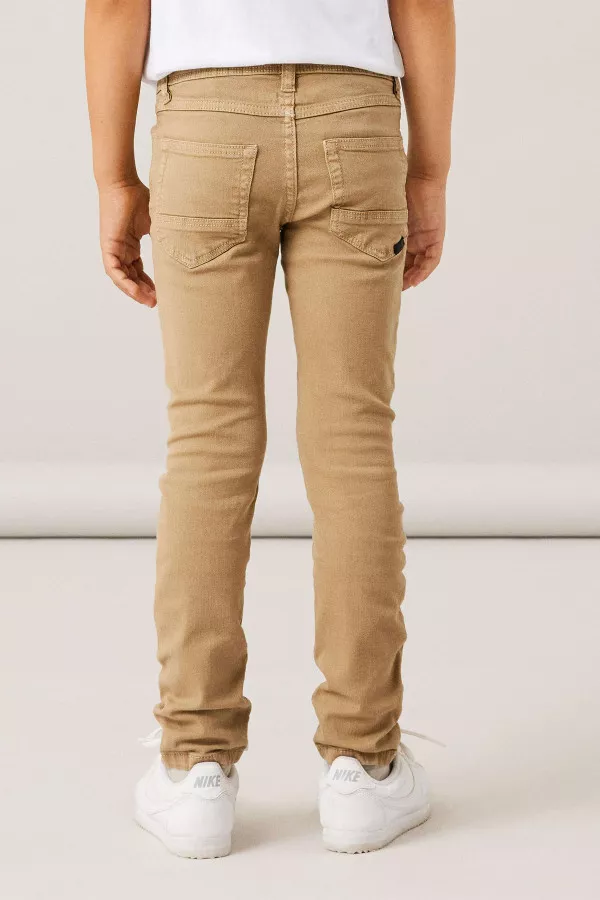Pantalon Slim uni avec taille ajustable THEO Name It