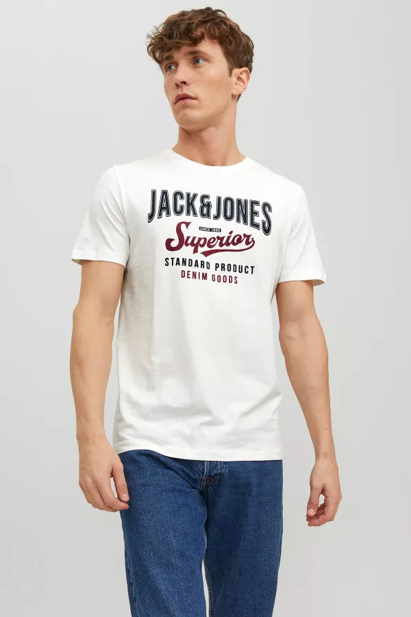 T-shirt manches courtes avec impression LOGO Jack & Jones