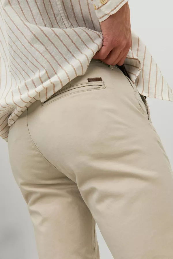 Pantalon chino en coton stretch avec poches MARCO Jack & Jones