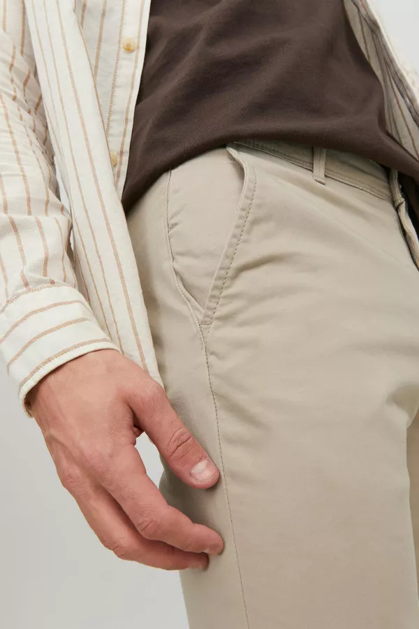 Pantalon chino en coton stretch avec poches MARCO Jack & Jones