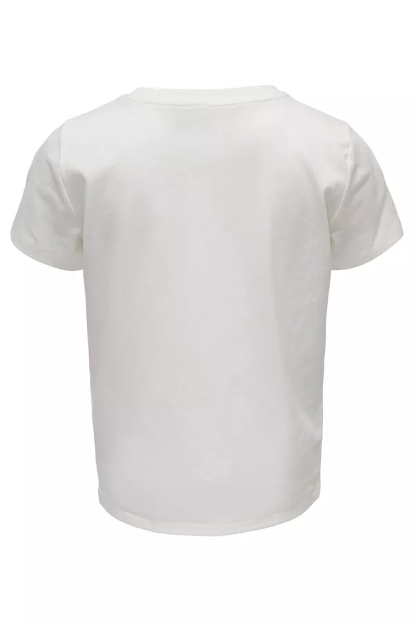 T-shirt uni avec impression poitrine en coton KITA Only Kids