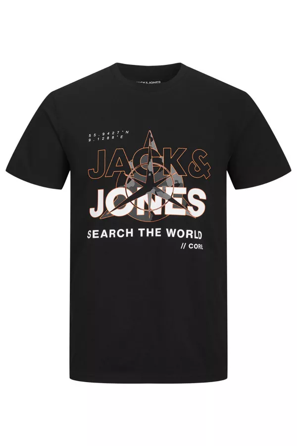 T-shirt manches courtes avec impression devant HUNT Jack & Jones