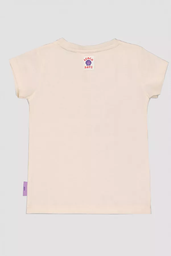 T-shirt avec inscriptions en coton stretch Jubel