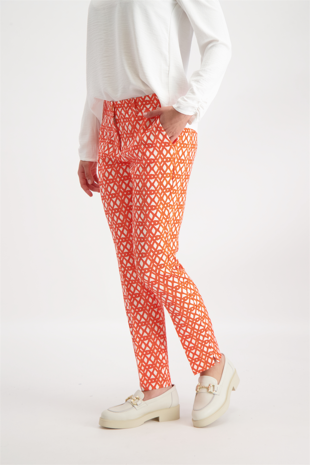 Pantalon imprimé sur l'ensemble avec poches CONI Amélie & Amélie