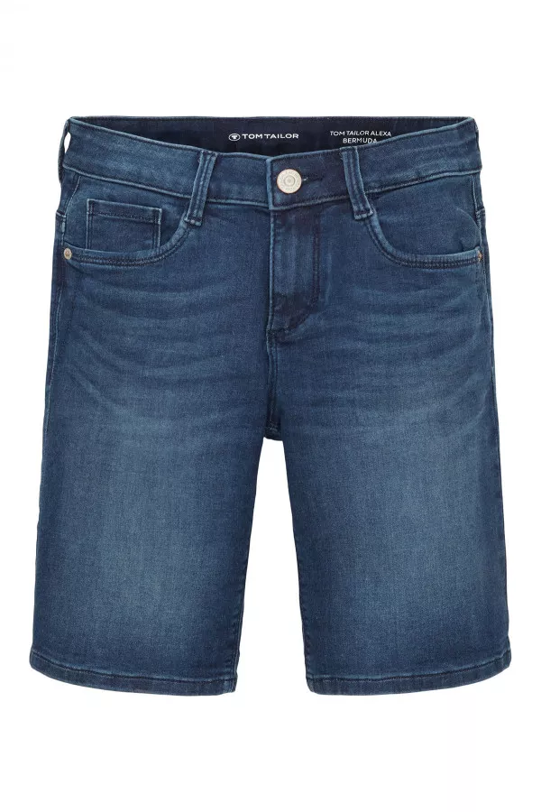 Bermuda en jean modèle 5 poches Tom Tailor
