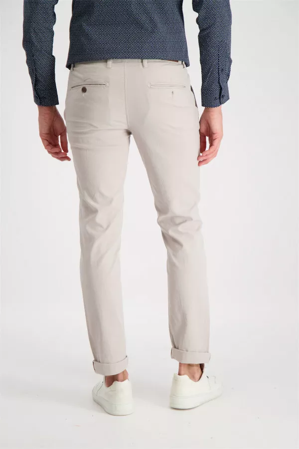 Pantalon chino imprimé minimaliste en coton stretch MARCO Jack & Jones