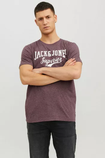 T-shirt manches courtes avec impression devant LOGO Jack & Jones