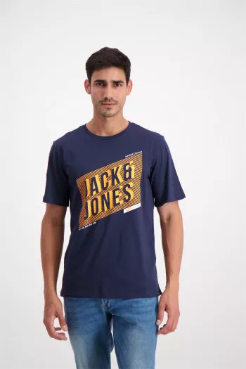 T-shirt manches courtes avec impression devant NET Jack & Jones