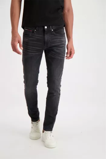 Jean en coton stretch délavé modèle 5 poches Tommy Hilfiger