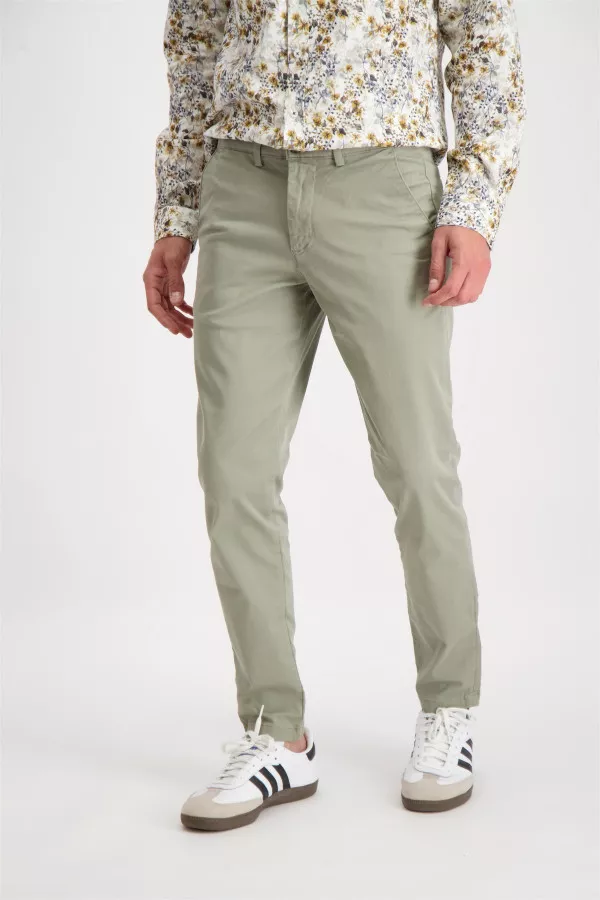 Pantalon chino en coton stretch avec poches devant et au dos Selected
