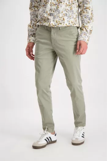 Pantalon chino en coton stretch avec poches devant et au dos Selected