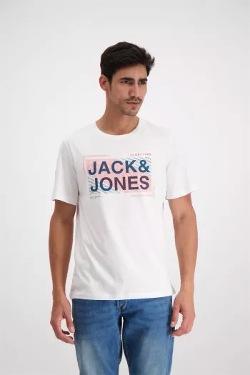 T-shirt uni avec impression sur le devant KAIN Jack & Jones