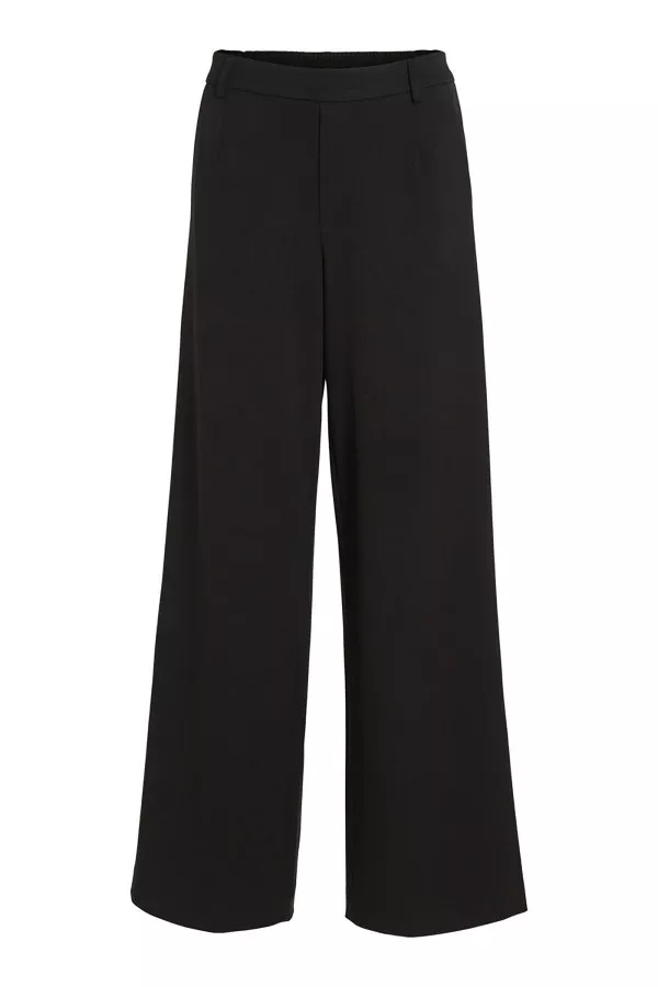 Pantalon uni habillé taille élastique dos avec poches VARONE Vila
