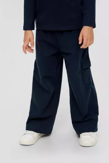 Pantalon large avec taille élastique S.Oliver