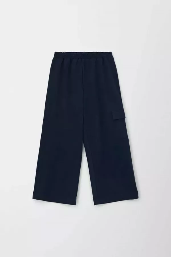 Pantalon large avec taille élastique S.Oliver
