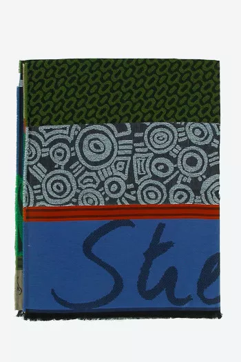 Echarpe unisexe tissée multicolore à motifs EMBLEMATIC Oliver Strelli