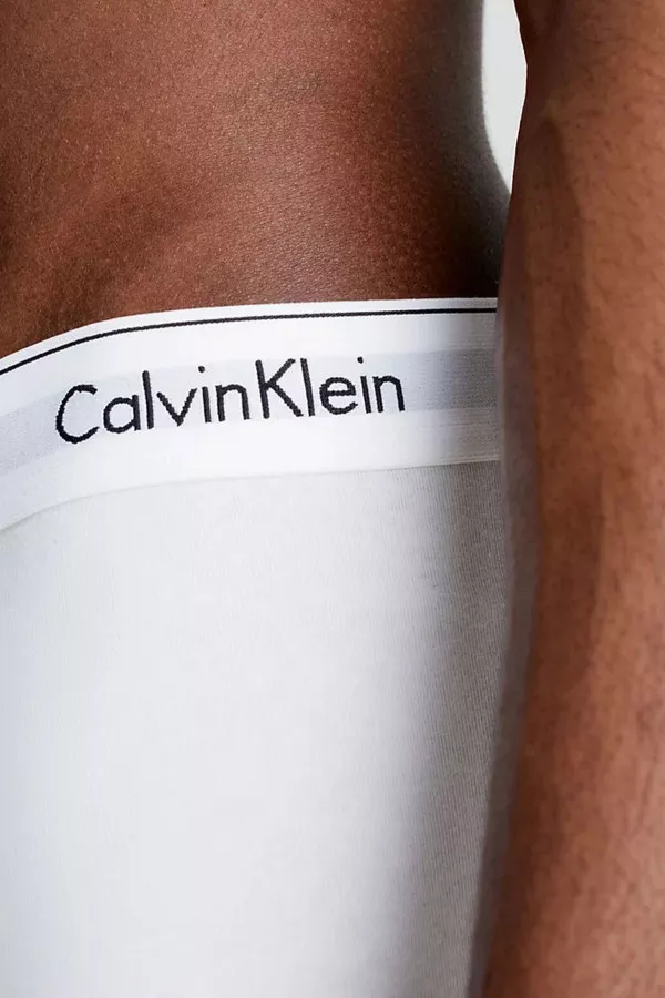 Lot de 3 boxers uni avec logo à la taille Calvin Klein