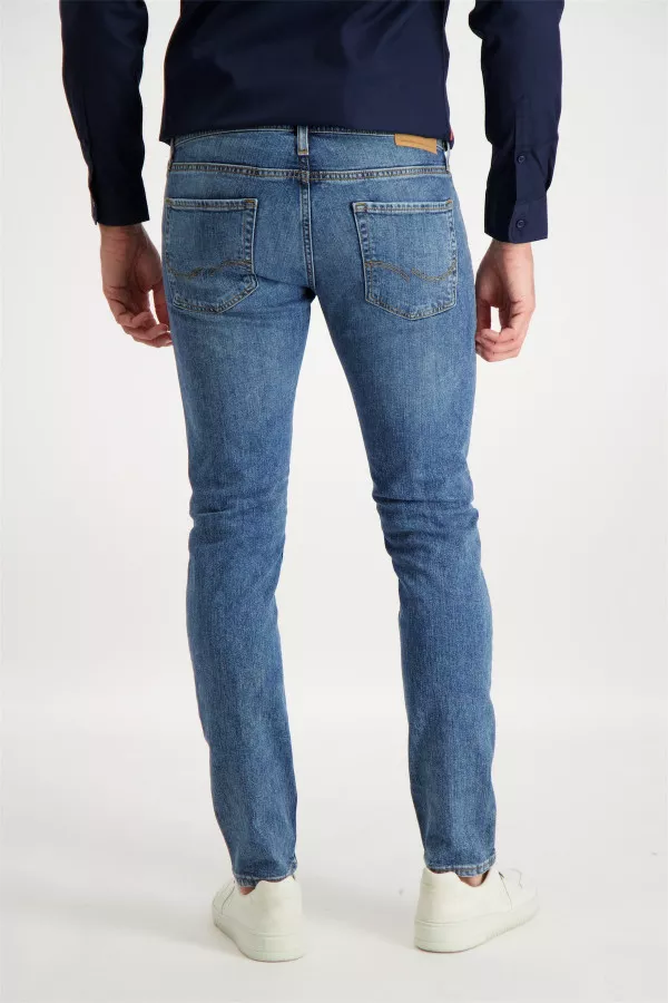 Jean slim fit en coton stretch modèle 5 poches GLENN Jack & Jones