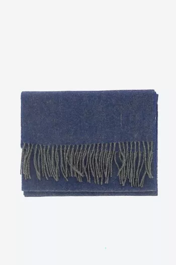 Echarpe laineuse chinée avec franges Michaelis