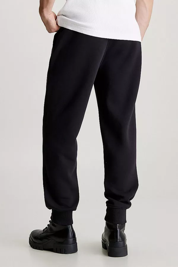 Pantalon de jogging uni avec logo à la jambe Calvin Klein