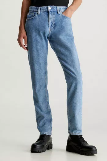 Jean droit en coton modèle 5 poches Calvin Klein
