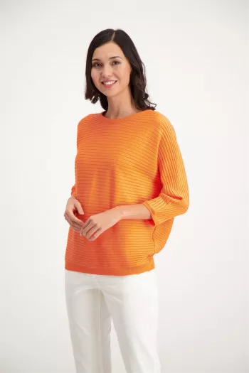 Pull manches longues en maille Signe Nature