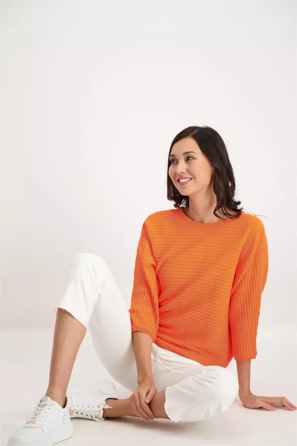 Pull manches longues en maille Signe Nature