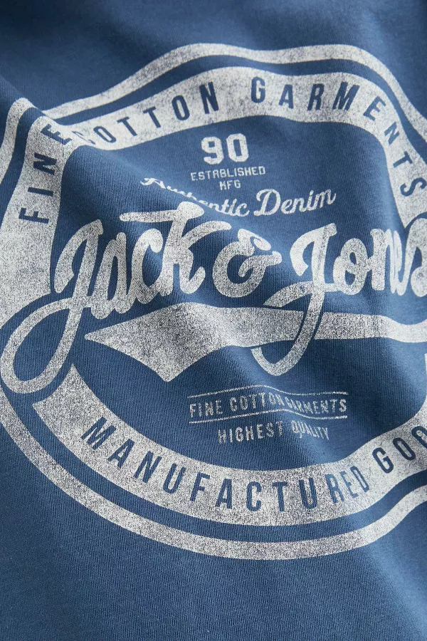 T-shirt avec impression devant en coton JEANS Jack & Jones