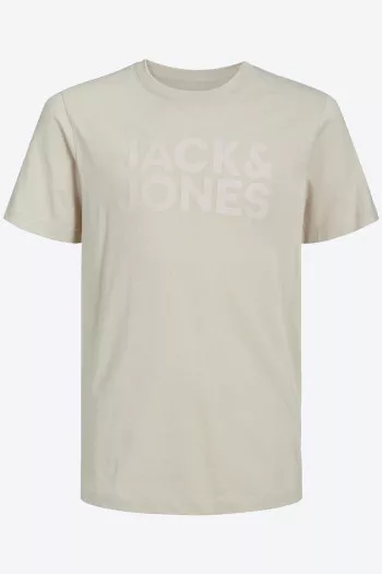 T_shirt en coton avec impression ton sur ton CORP Jack & Jones