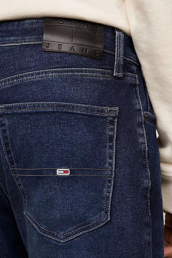 Jean Slim en coton stretch modèle 5 poches Tommy Hilfiger