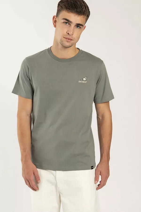 T-shirt en coton avec broderie poitrine Antwrp