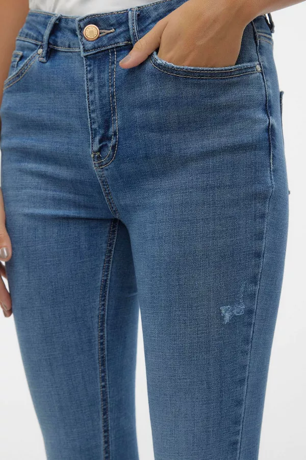 Jean Skinny délavé modèle 5 poches FLASH Vero Moda