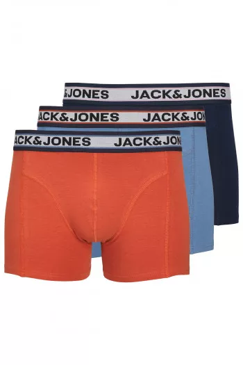 Boxer uni taille élastique avec logo en coton stretch Jack & Jones