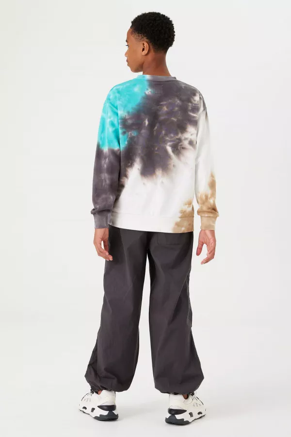 Sweat effet tie and dye manches longues Garcia