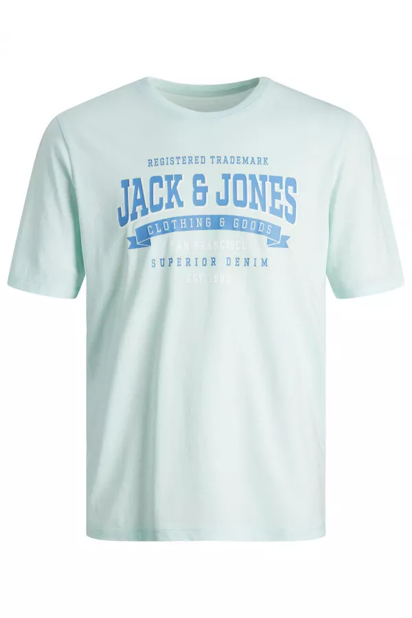 T-shirt en coton avec impression devant LOGO Jack & Jones