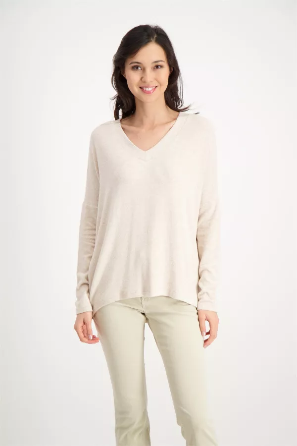 Pull ample chiné manches longues Soyaconcept