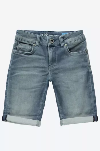 Bermuda en jean délavé modèle 5 poches Cars Jeans